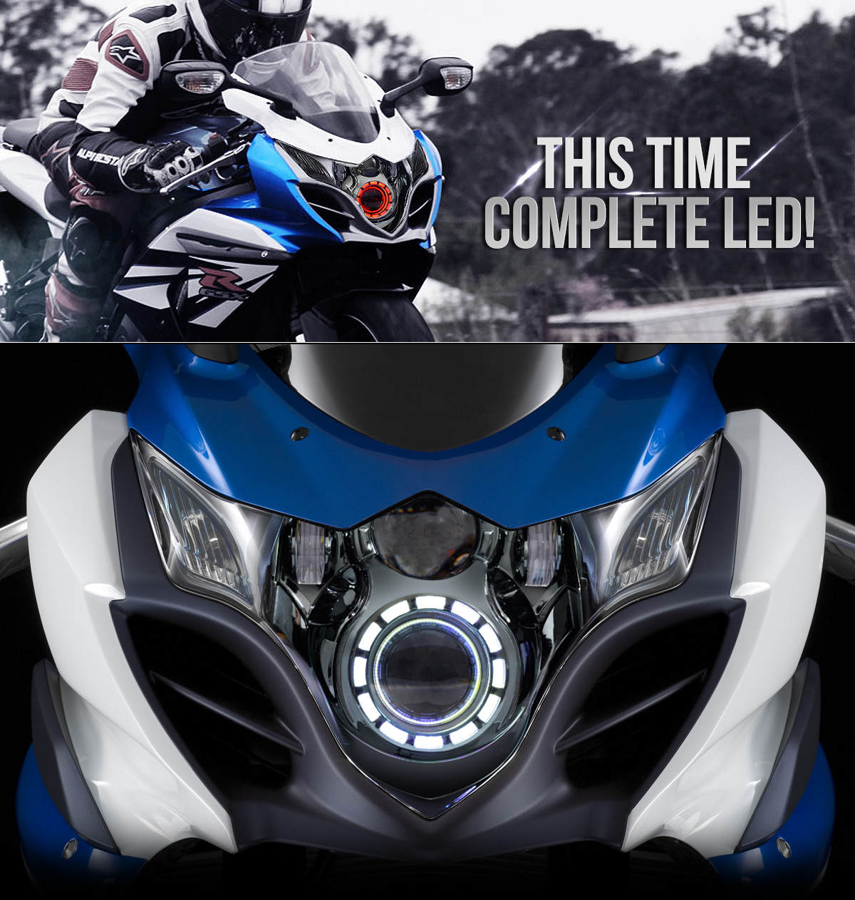 Front Headlight Assembly For SUZUKI GSXR 1000 GSXR1000 K9 2009 - 2016